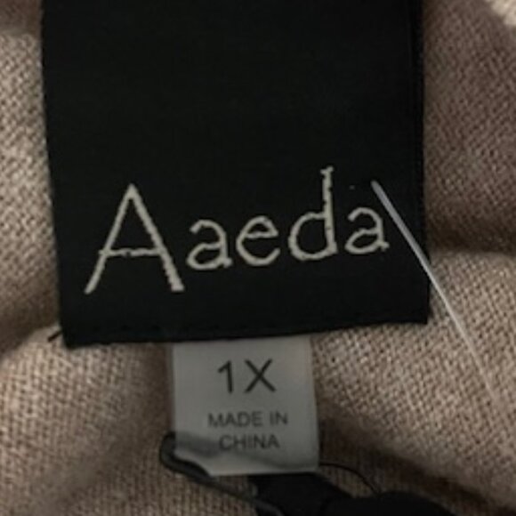 Aaeda 1x Mauve Floral Applique Dolman Sleeve Sweater NEW WITH TAGS - Picture 4 of 6